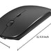 KLO Rechargeable Bluetooth 5.2/3.0/Type-C/USB-2.4G Mouse for MacBook/MacBook air/Pro/iPad, Wireless Mouse for Laptop/Notebook/pc/iPad/Chromebook (Black)