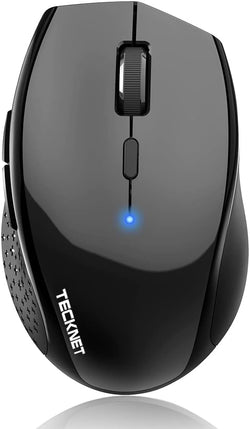 TECKNET Bluetooth Mouse, 3200 DPI Computer Mouse, 2-Year Battery Wireless Mouse 6 Adjustable DPI, 6 Buttons Compatible with Laptop/Windows/Computer