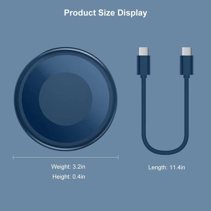 YANZIE USB Adapter Kit, USB C Travel Organizer Case with Phone Stand, Blue