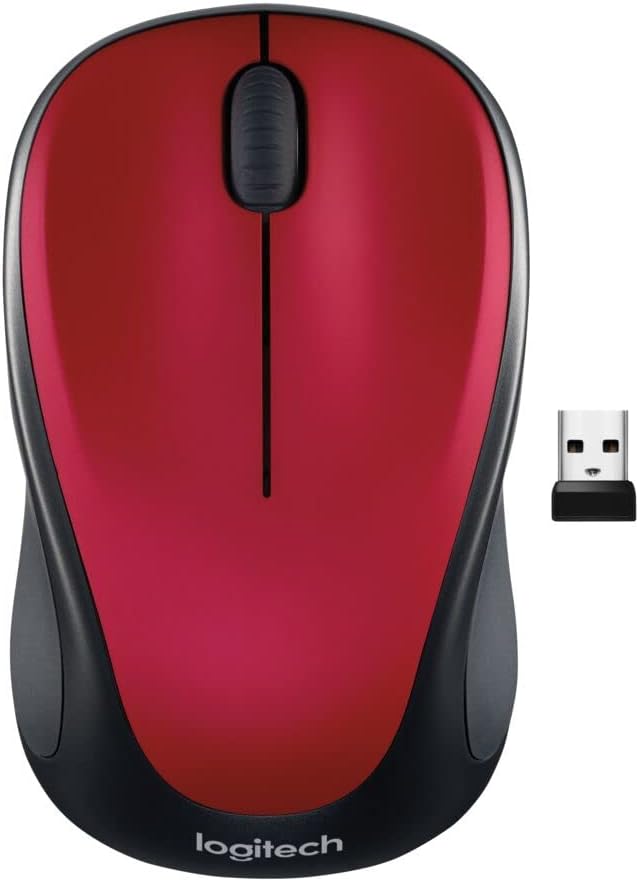 Logitech M317 Compact Ambidextrous 2.4 GHz Wireless Mouse - Blue