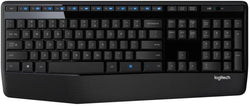 Logitech K345 Full Size Wireless Keyboard with Palm Rest for PC, Laptop