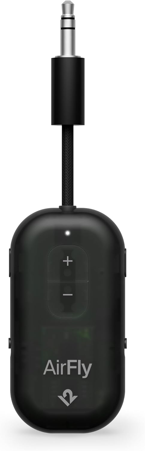 Twelve South AirFly SE, Bluetooth Wireless Audio Transmitter Adapter, White