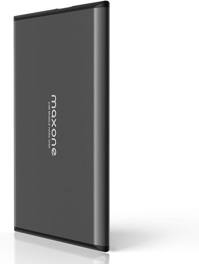 Maxone 500GB Ultra Slim Portable External Hard Drive HDD USB 3.0 Compatible