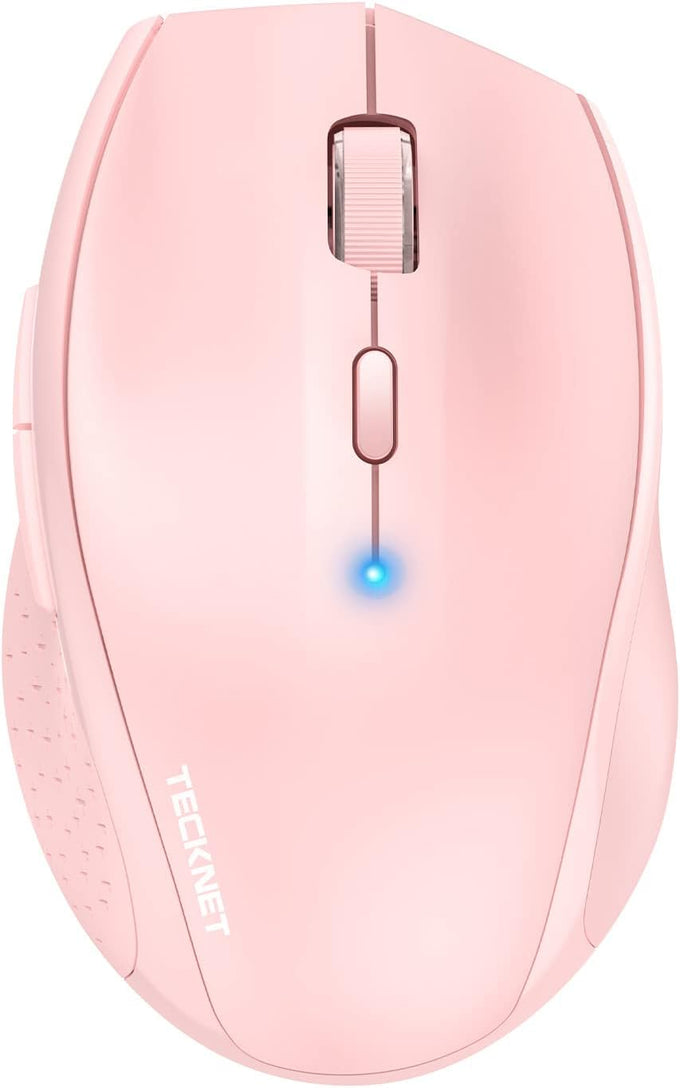TECKNET Bluetooth Mouse, 3200 DPI Computer Mouse, 2-Year Battery Wireless Mouse 6 Adjustable DPI, 6 Buttons Compatible with Laptop/Windows/Computer