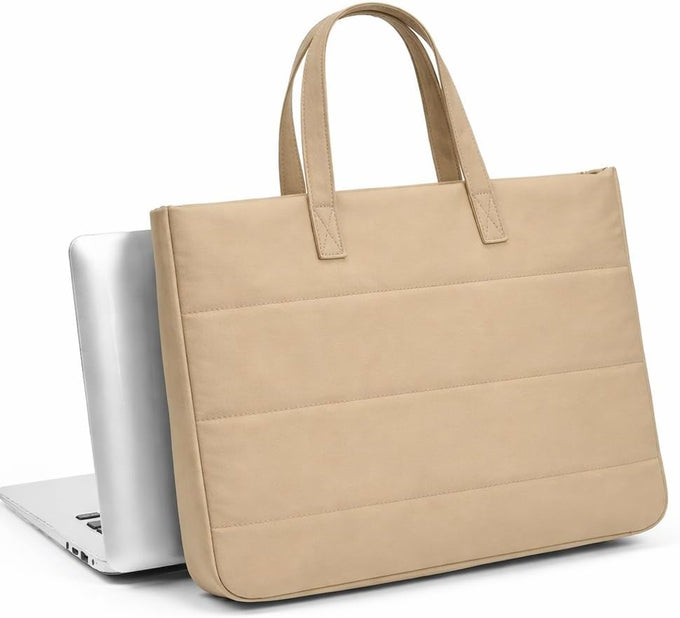 Laptop Bag for Women/Men, Water-Repellent Fabric, Compatible MacBook Pro 16 Inch, 15.6 Inch HP, Dell, Acer Aspire, Asus Notebook, Lightweight Laptop Shoulder Bag Carrying Case, Mint Green