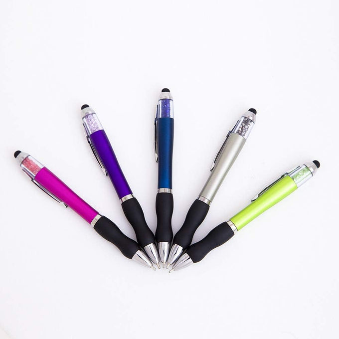 NC Stylus Pens for Touch Screens, Black Ink, 5-Pack