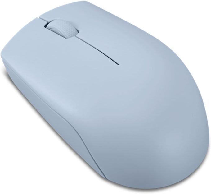 Lenovo 300 Wireless Mouse, Black, Computer Mouse for PC and Laptop with Windows, Ambidextrous Design, 2.4 GHz Nano USB Receiver, 12 Month Battery Life