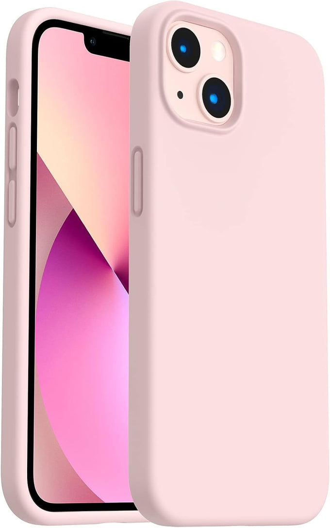ORNARTO Designed for iPhone 13 Case, Shockproof Liquid Silicone-Blue