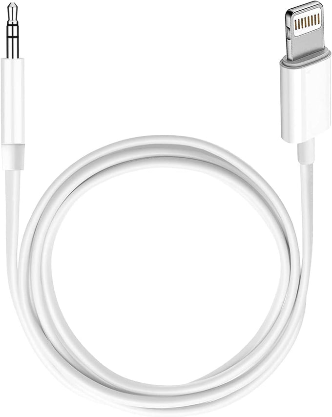 (Apple MFi Certified) iPhone AUX Cord,Lightning to 1/8 Inch Audio Cable,3.3ft, Headphone Jack Adapter Male Aux Stereo Audio Cable Compatible for iPhone 14/13/12/11/XR/X/8/7 (Black)
