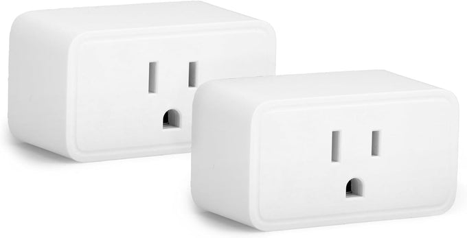 Amazon Basics Smart Plug, Works with Alexa Only, Voice Control, Remote APP Control, Schedule, Compact Design, Versatile, 2.4 GHz Wi-Fi, No Hub Required, 4-Pack, White