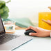 Logitech - Design Collection Limited Edition Wireless Compact Mouse with Colorful Designs - Golden Garden