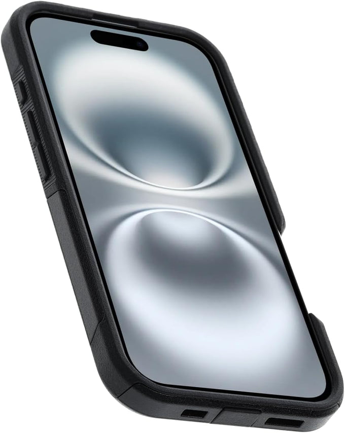 OtterBox iPhone 16 Commuter Series Case - Black, Thin & Protective iPhone Case, Dual-Layer, Impact Absorbing - Material
