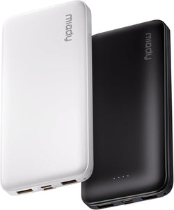 Miady 2-Pack Portable Charger, Slim 10000mAh Power Bank Travel Battery Pack