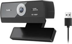 1080P HD Webcam Built-in Microphone Auto Light Correction USB Computer Camera Plug and Play for Zoom Teams Streaming Video Calling