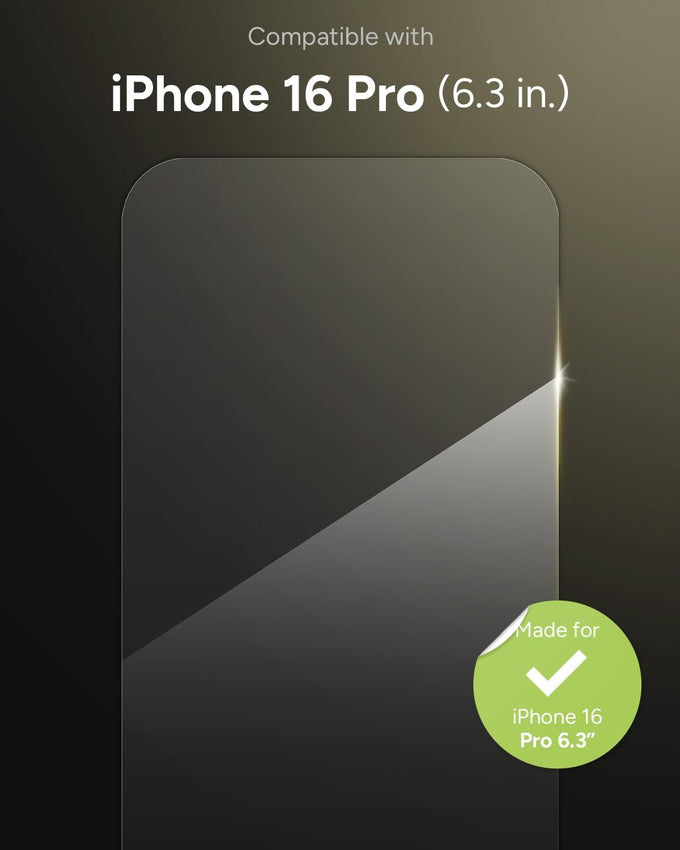 ZAGG Glass Elite Screen Protector for iPhone 16 Pro