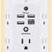 Outlet Extender with Night Light, Multi Plug Wall Outlet, Surge Protector