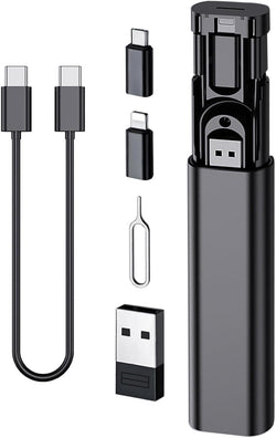 Multi USB Charging Adapter Cable Kit, USB C to Ligh-ting Adapter Box