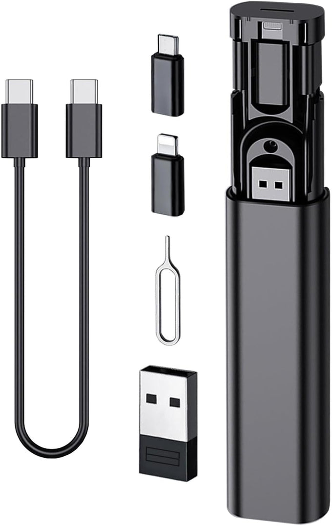 Multi USB Charging Adapter Cable Kit, USB C to Ligh-ting Adapter Box