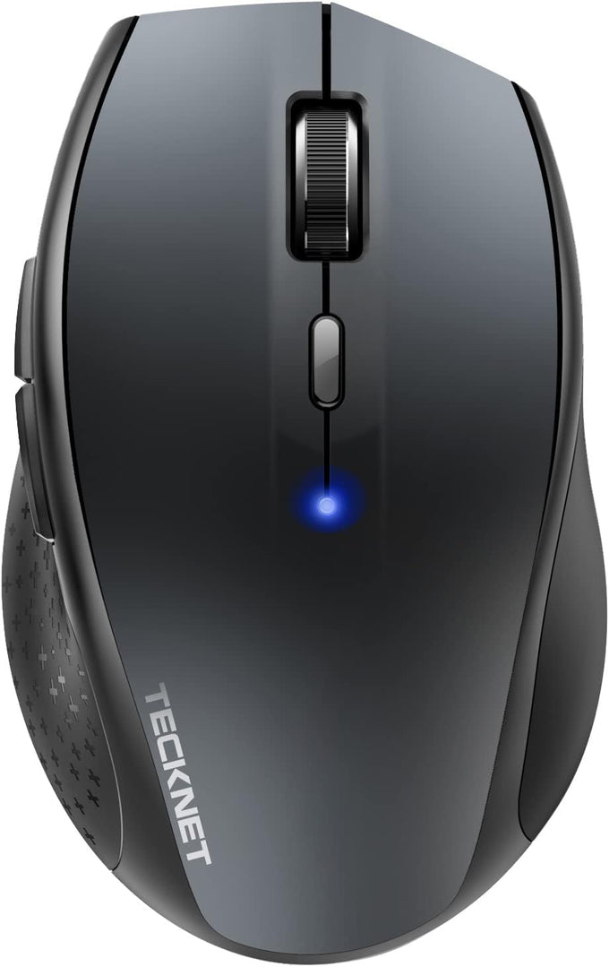 TECKNET Bluetooth Mouse, 3200 DPI Computer Mouse, 2-Year Battery Wireless Mouse 6 Adjustable DPI, 6 Buttons Compatible with Laptop/Windows/Computer
