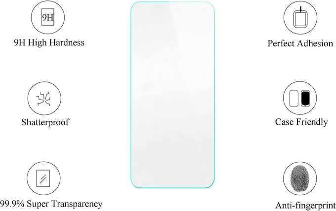 jioeuinly for AriVoice A67L Case Compatible for Foxx FoxxD A67L Phone Case Cover [with Tempered Glass Screen Protector][ 2MM Thickening Super Protection][Ring Support] Black