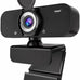 1080P Webcam for PC with Microphone, Privacy Cover & Tripod