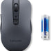 Lenovo WL310 Bluetooth Silent Mouse, Ergonomic, Adjustable DPI, Silent Clicks, Bluetooth 5.0, Portable for Windows, Mac, and Chromebook, Grey