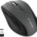 E-YOOSO Wireless Mouse for Laptop, Portable Optical Computer Mouse, 6 Buttons, Cordless 2.4GHz with USB Receiver, 5-Level 4800 DPI, 18 Months Battery Life for PC Chromebook Windows Mac