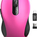 Trueque Wireless Mouse for Laptop, Ergonomic 6-Button Mouse, Space Gray