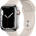 Apple Watch Series 7 (GPS, 45mm) Blue Aluminum Case with Abyss Blue Sport Band, Regular (Renewed)