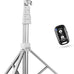 SENSYNE 62" Phone Tripod, Extendable Selfie Stick with Wireless Remote