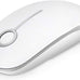 VssoPlor Wireless Mouse, 2.4G Slim Computer Laptop Mouse, Black and Gold