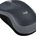 Logitech M185 Compact Ambidextrous 2.4 GHz Wireless Mouse - Swift Grey