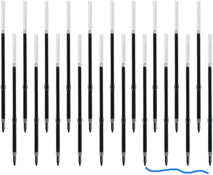 Oddmoal Ballpoint Pen with Stylus Tip, Soft Touch Click Metal Pen, 1.0mm Medium Point, Black Ink, 12 Count(Mixed Color)