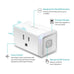 Kasa Smart Plug HS103P4, Smart Wi-Fi Outlet, Touch Actuator, Works with Alexa, Echo, Google Home, No Hub Required, 15 Amp, UL Certified, 4-Pack, White