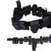 10 in 1 Duty Belt Black Law Enforcement Tactical Equipment System Set 10 pcs