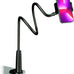 MAGIPEA Gooseneck Phone Holder for Bed, 30in Flexible Overhead Cell Phone Mount for Desk, Hands-Free Viewing Clamp Stand Compatible with iPhone 17 16 15 Pro Max and 3.5-7" Devices