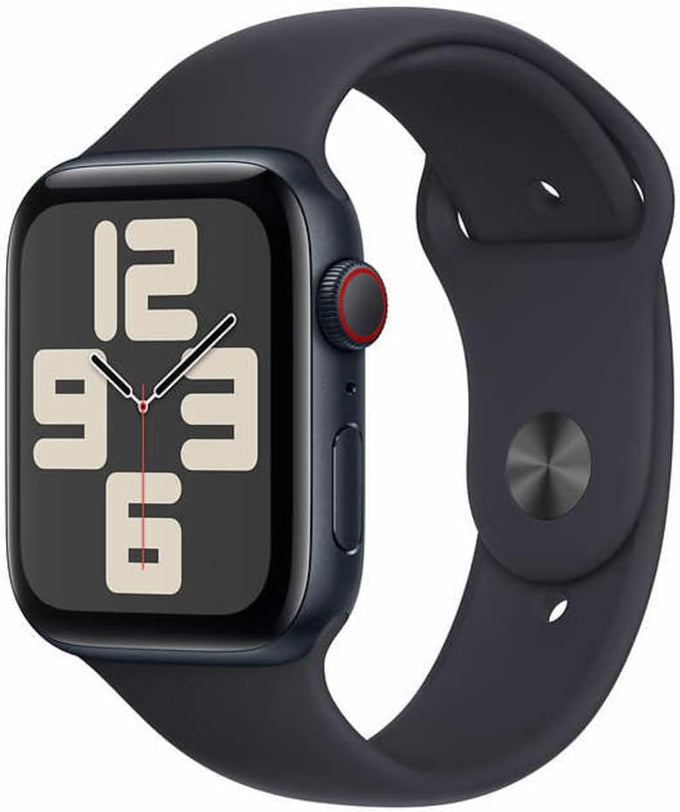 Apple Watch SE (2nd Gen) [GPS + Cellular 40mm] Smartwatch with Starlight Aluminum Case with Starlight Sport Band S/M (Renewed)