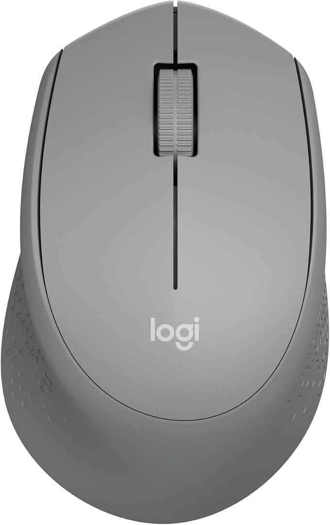 Logitech M330 Silent Plus Full Size 2.4 GHz Wireless Mouse - Black