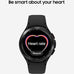 Samsung Galaxy Watch 4 Classic 42mm Smartwatch with ECG Monitor Tracker for Health Fitness Running Sleep Cycles GPS Fall Detection Bluetooth US Version, Black (Renewed)