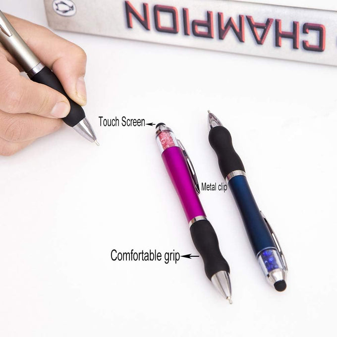 NC Stylus Pens for Touch Screens, Black Ink, 5-Pack