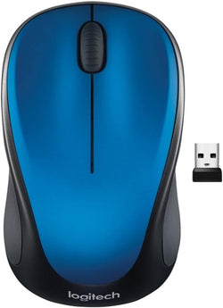 Logitech M317 Compact Ambidextrous 2.4 GHz Wireless Mouse - Blue