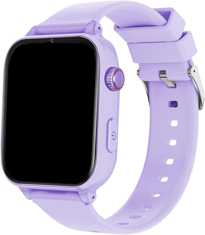 4G Kids Smart Watch Phone GPS, Smartwatch for Boys Girls Ages 4-12 Years with Video Call Chat Class Mode SOS Camera Alarm Games Parental App Touch Watch Gifts for Children (Includes SIM Card) Grey