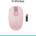 Logitech M196 Compact Ambidextrous Bluetooth Wireless Mouse - Rose