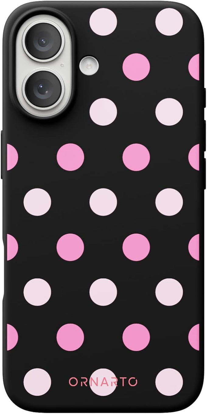 ORNARTO for iPhone 17 Case, Slim Liquid Silicone Cover, Chalk Pink
