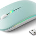 KANMABPC Wireless Bluetooth Mouse, Silent Dual Mode Mouse(Black)