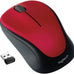 Logitech M317 Compact Ambidextrous 2.4 GHz Wireless Mouse - Red