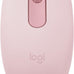 Logitech M196 Compact Ambidextrous Bluetooth Wireless Mouse - Rose