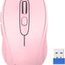 TECKNET Bluetooth Mouse, 4000DPI Wireless Mouse Bluetooth for Laptop 2-in-1(BT 5.0/3.0+2.4Ghz) Computer Mouse, Portable PC Mouse Wireless with USB Receiver for Mac, Compatible with MacBook Chromebook