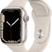 Apple Watch Series 7 (GPS, 45mm) Blue Aluminum Case with Abyss Blue Sport Band, Regular (Renewed)