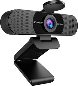 EMEET 1080P Webcam with Microphone, C960 Web Camera 2 Mics Streaming Webcam